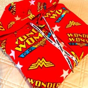 DC Comics Wonder Woman Fleece Hooded Footie Adult Onesie